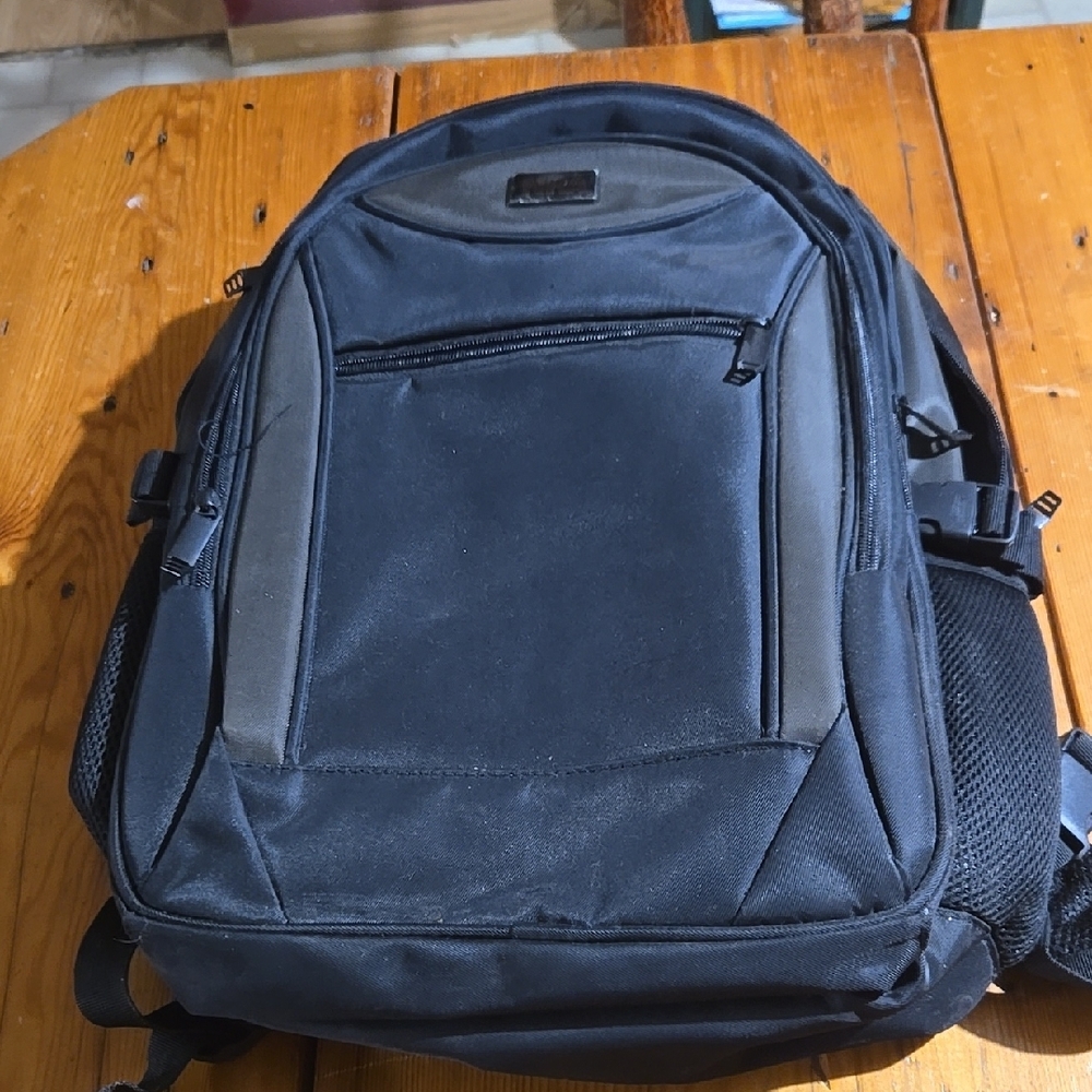 Men's Black Backpack Nra